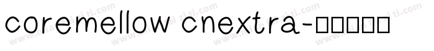 coremellow cnextra字体转换